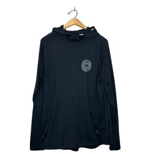 Barbell Men's Stealth Hoodie Lightweight Athletic Sweatshirt Black Medium M